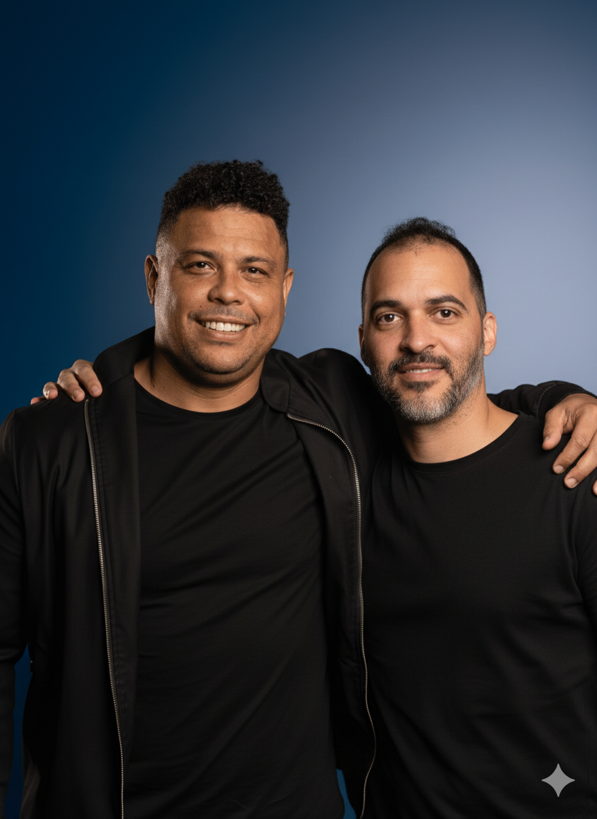 Merge Ronaldo and Your Photo Realistically: Embrace and Smile