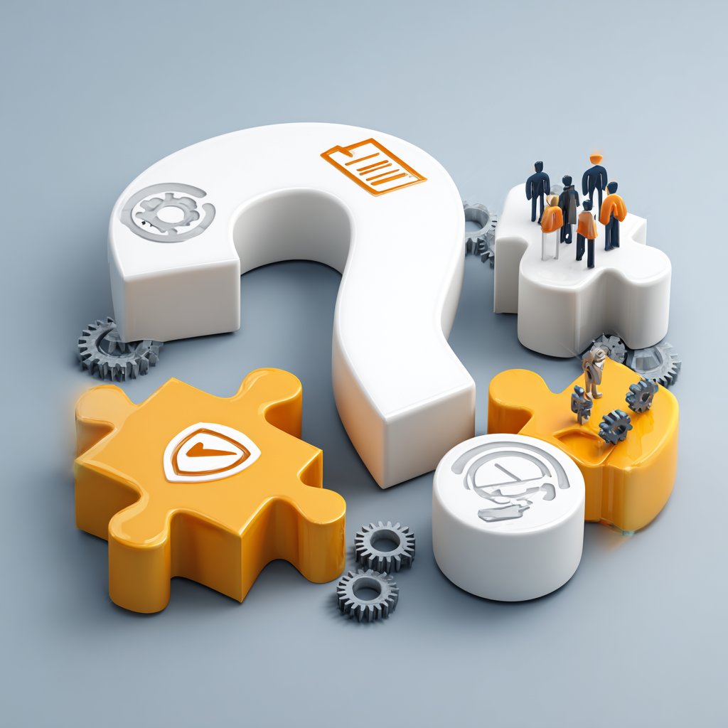 3D Infographic of ISMS Core Concepts with Puzzle Pieces