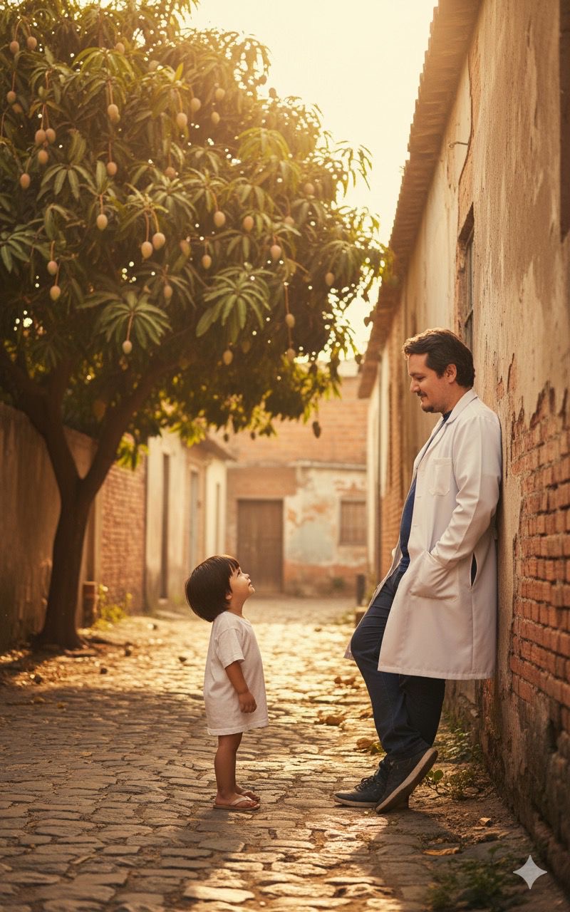 Sentimental Encounter: Adult Meets Childhood Self