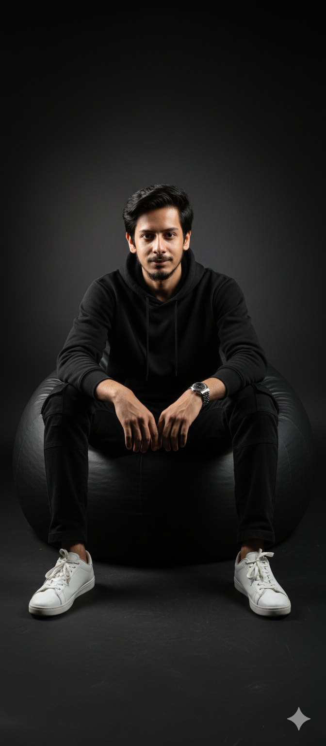 Confident Man in Stylish Setting