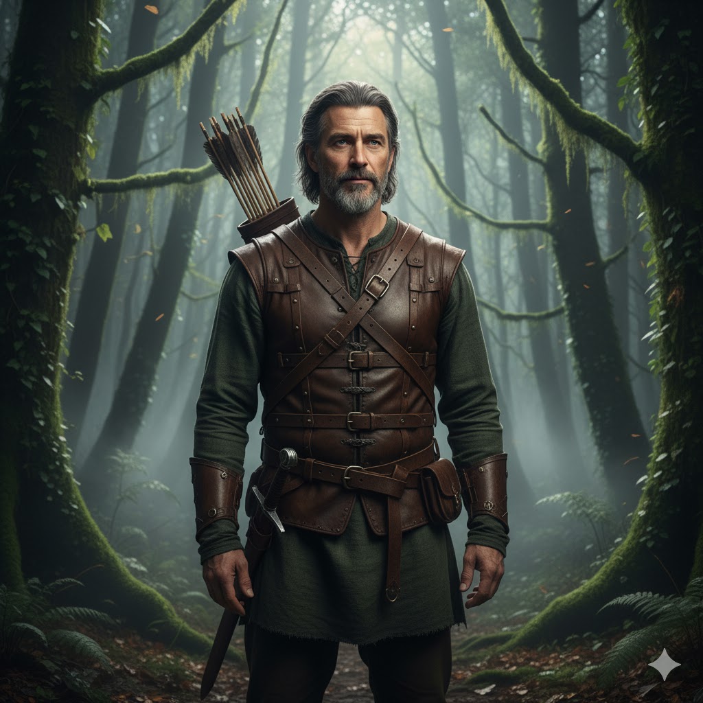 Misty Morning Ranger in Enchanted Forest