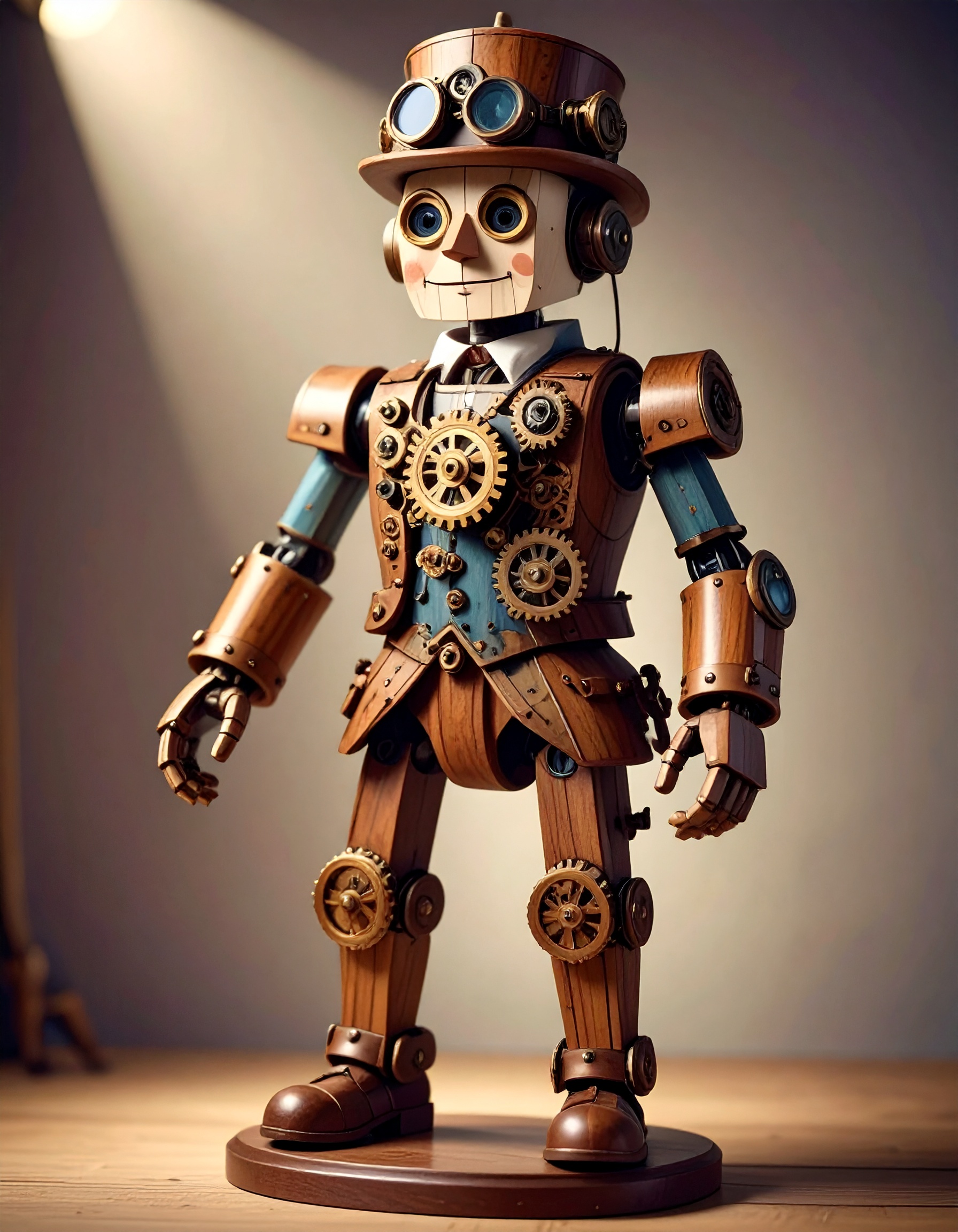 Czech Puppet Steampunk Adventurer