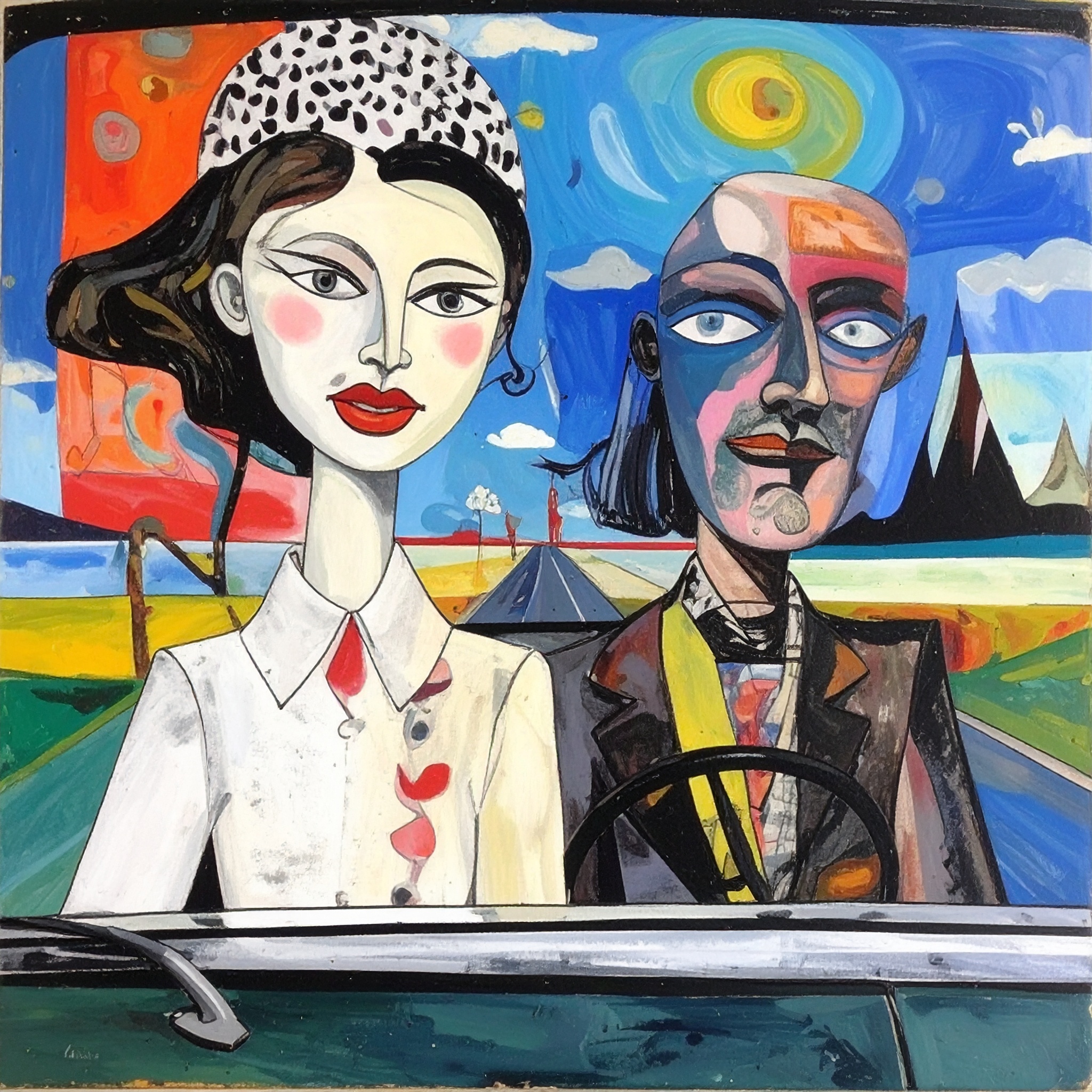 Surreal Drive to Nowhere Art