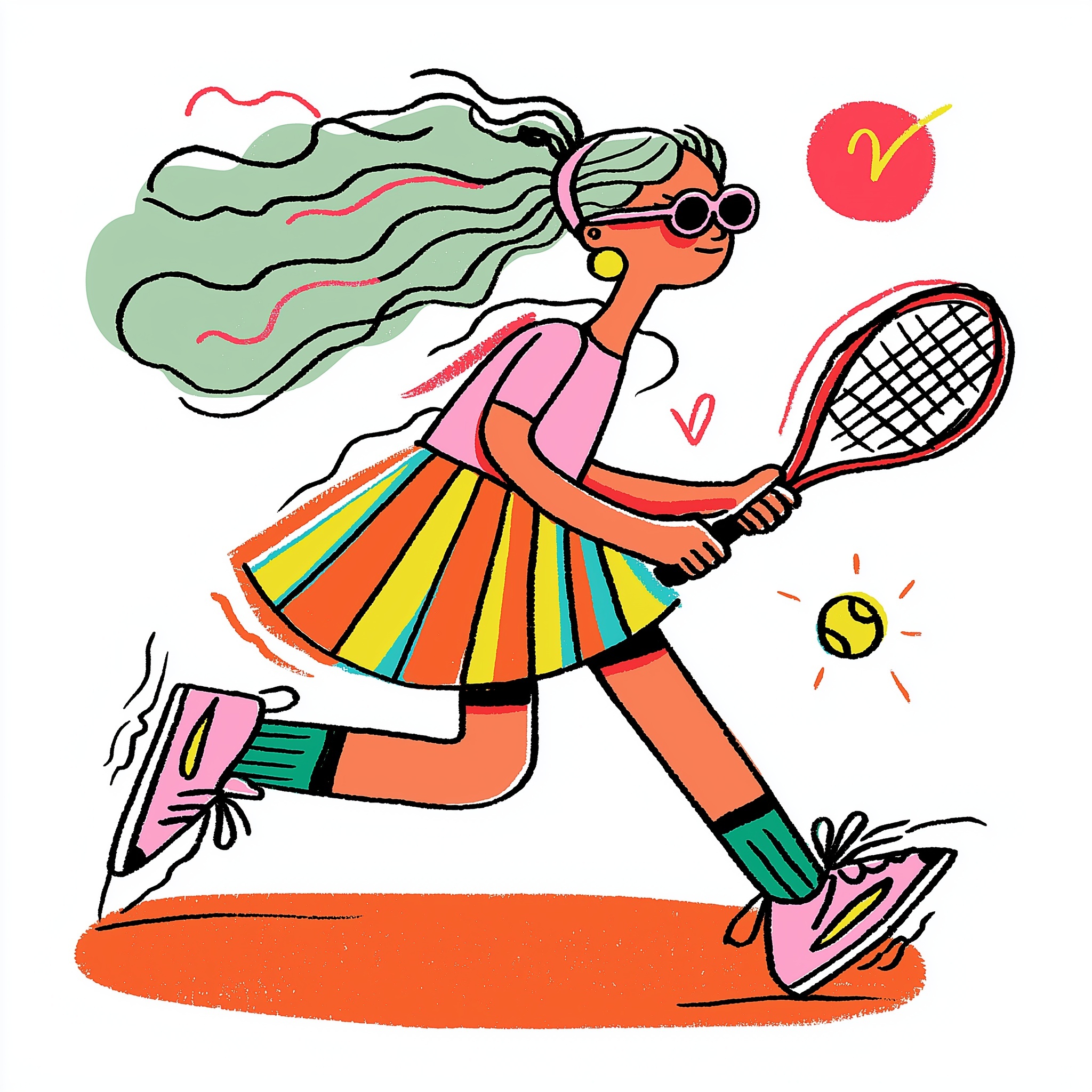 Active Teen: Beach Tennis Fun in Sportswear