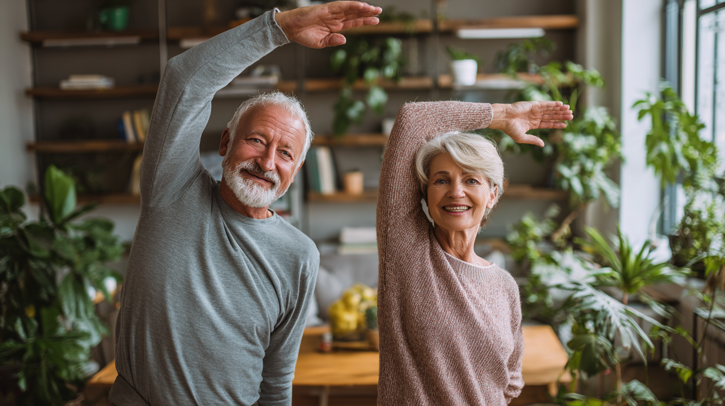 Active Wellness in a Bright Living Room