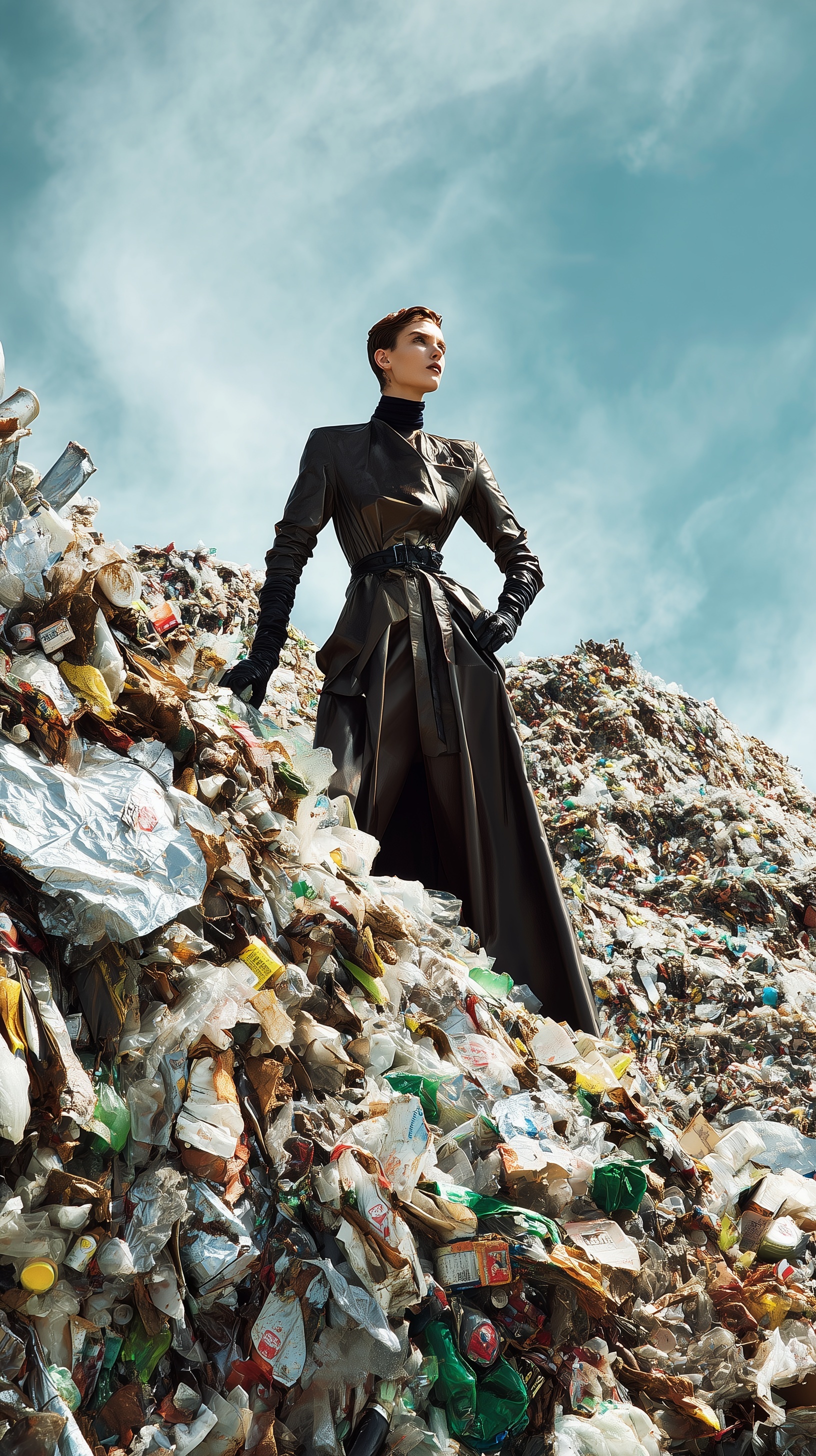 Beyond Waste: Fashion Meets Industrial Landscapes