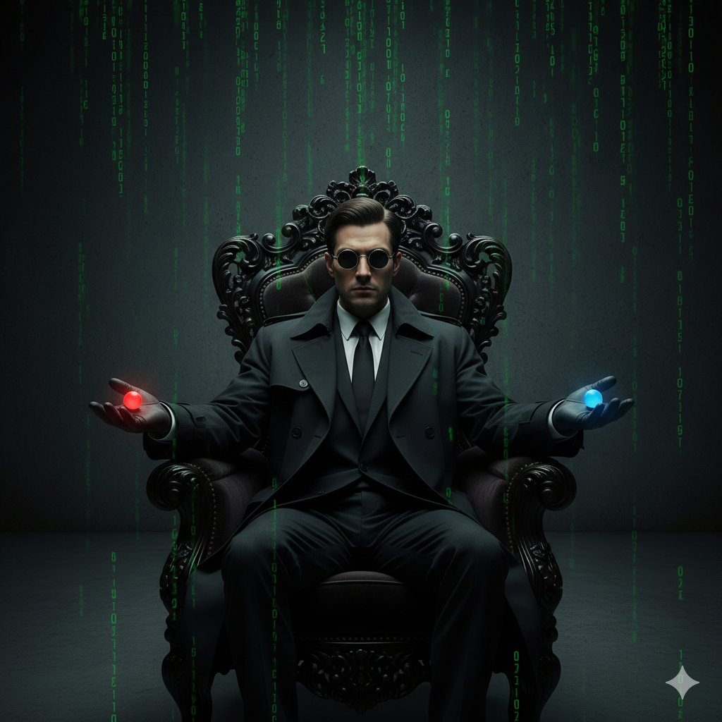 Translate AI prompt: Man in Dark Armchair