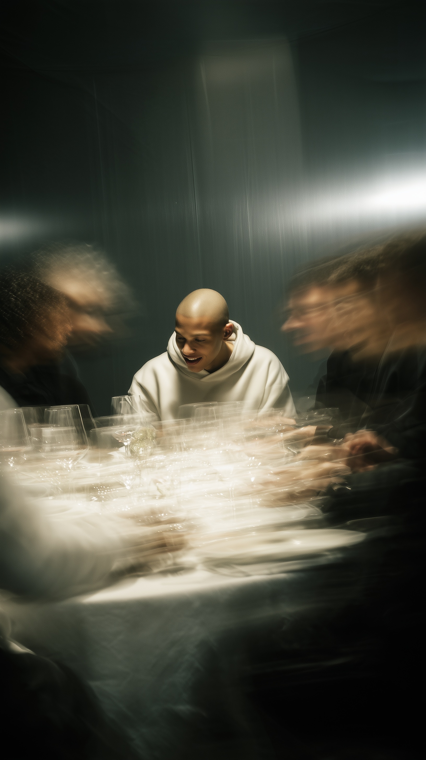 Contrasting Emotions: Solitude Amidst Festivity