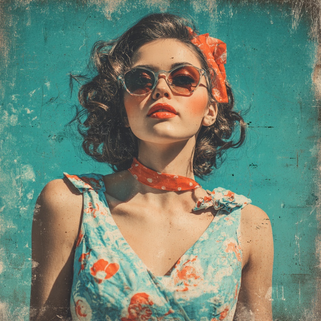 Classic 50's Vintage Style Photo Enhancement