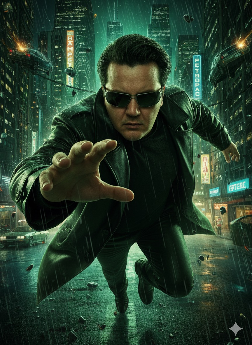 8K Cinematic Action Portrait: Dynamic Close-Up Shot