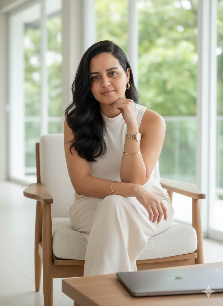 Elegant Female Portrait in Sophisticated Setting