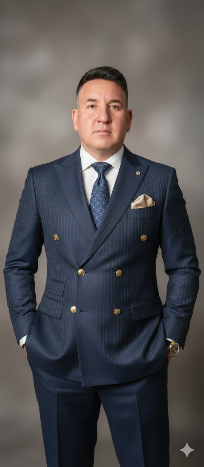 Ultra-Realistic Portrait: Elegant Individual in Studio Setting