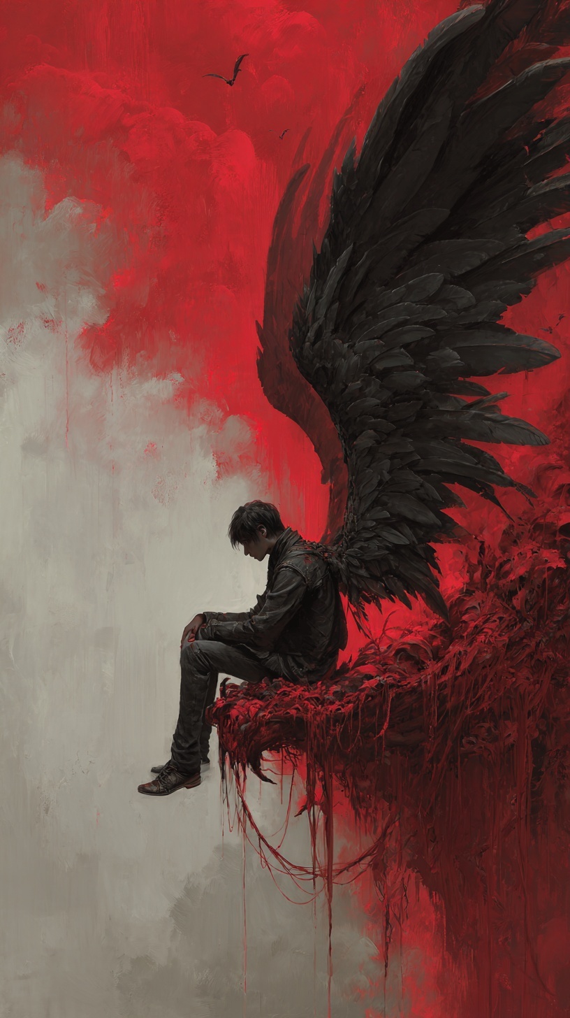 Dark Descent: The Fallen Angel's Malevolent Wings