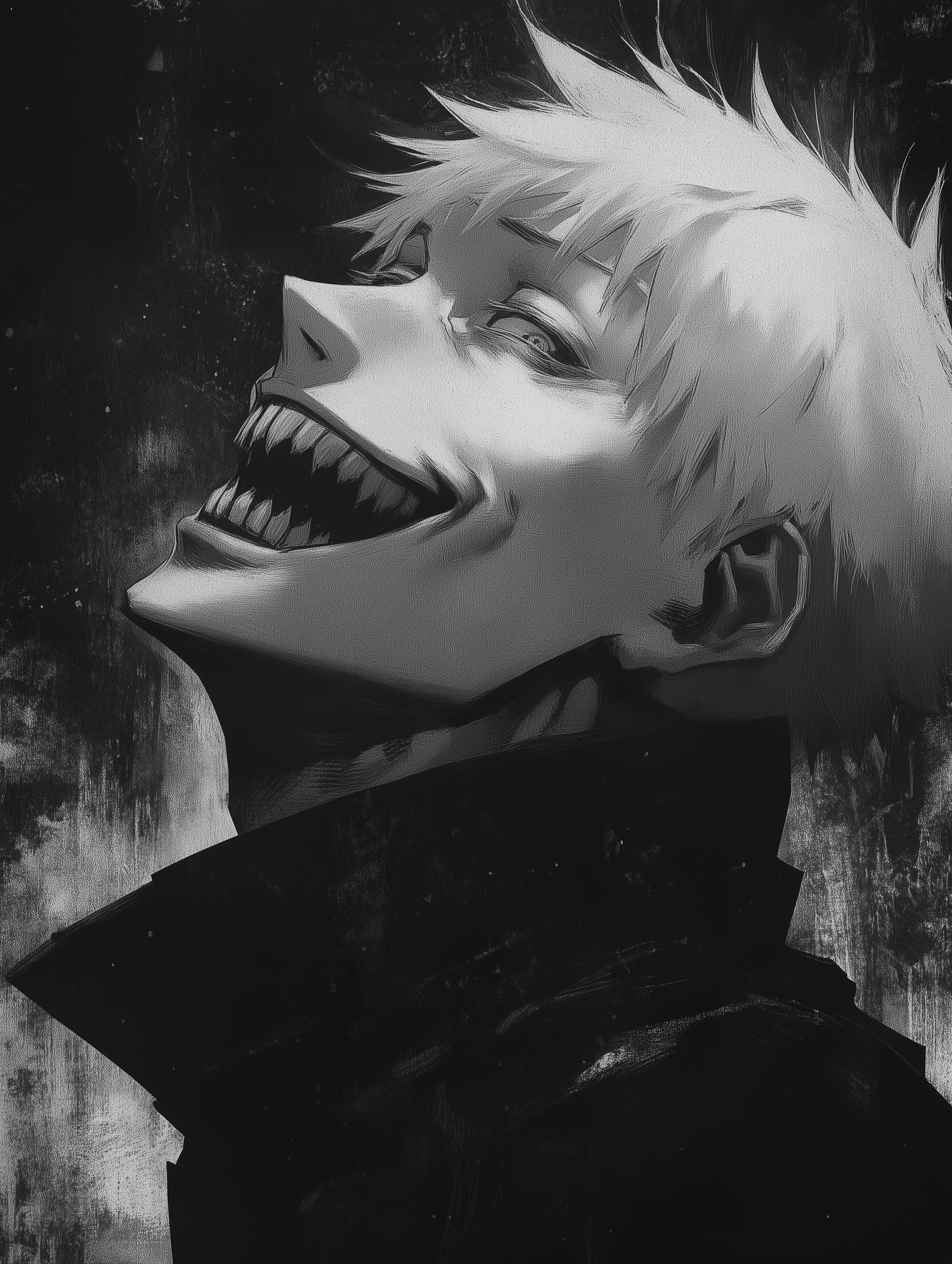 Dark Horror Manga Art of Jujutsu Kaisen Character