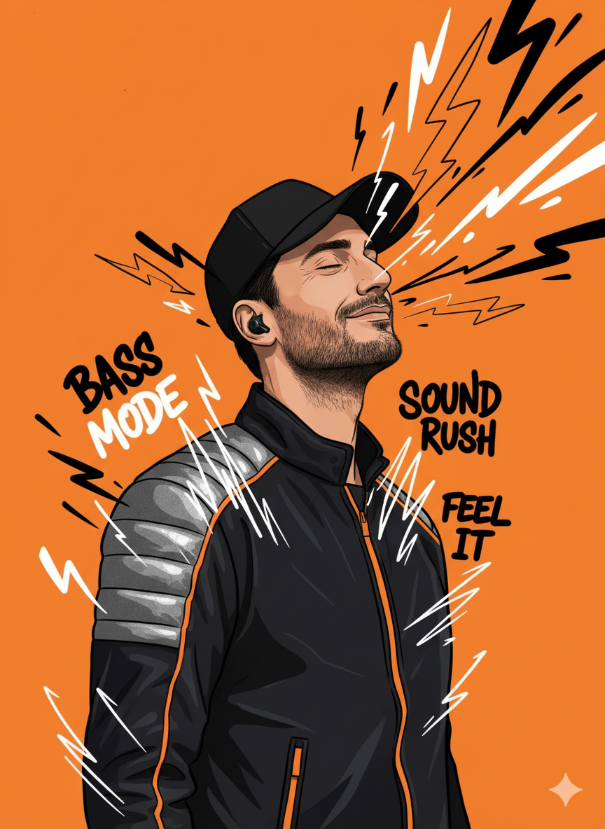 Contemporary Music Poster: Man Lost in Beat