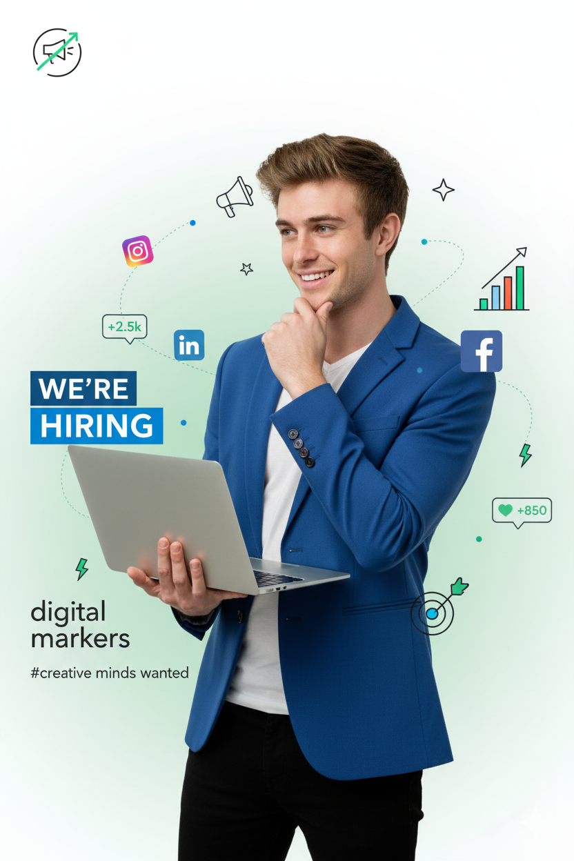 Forward-Thinking Professional: Creative Pose with Laptop