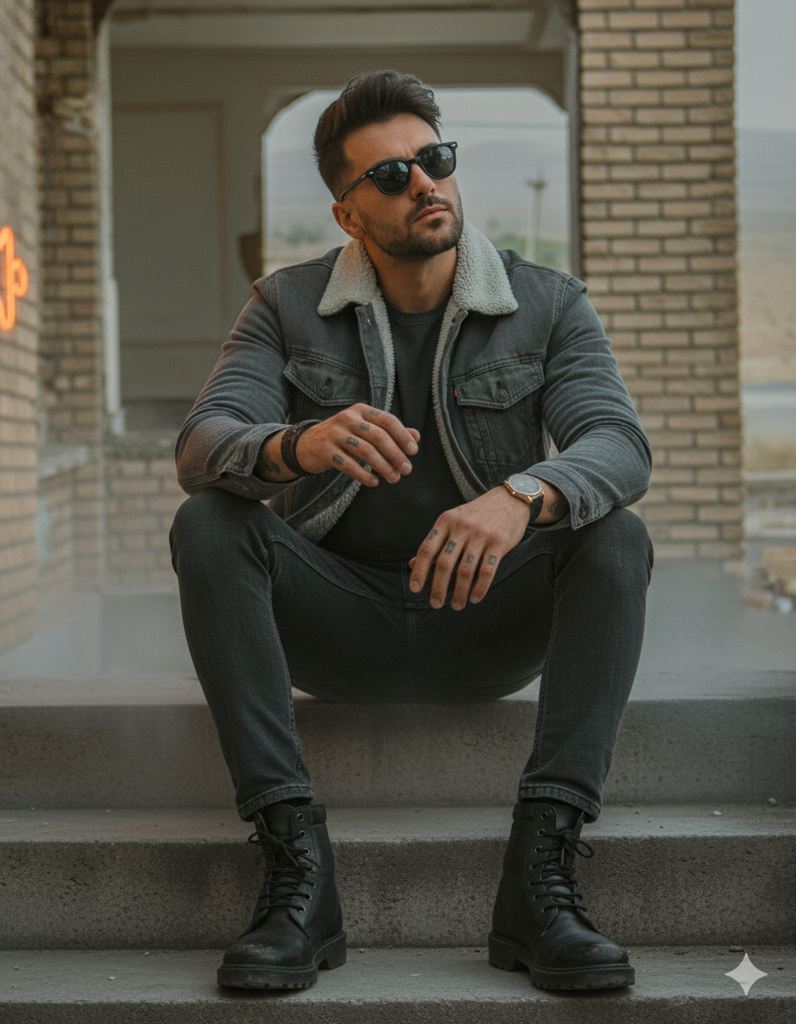 Transform Image: High-Contrast Urban Rebel Editorial