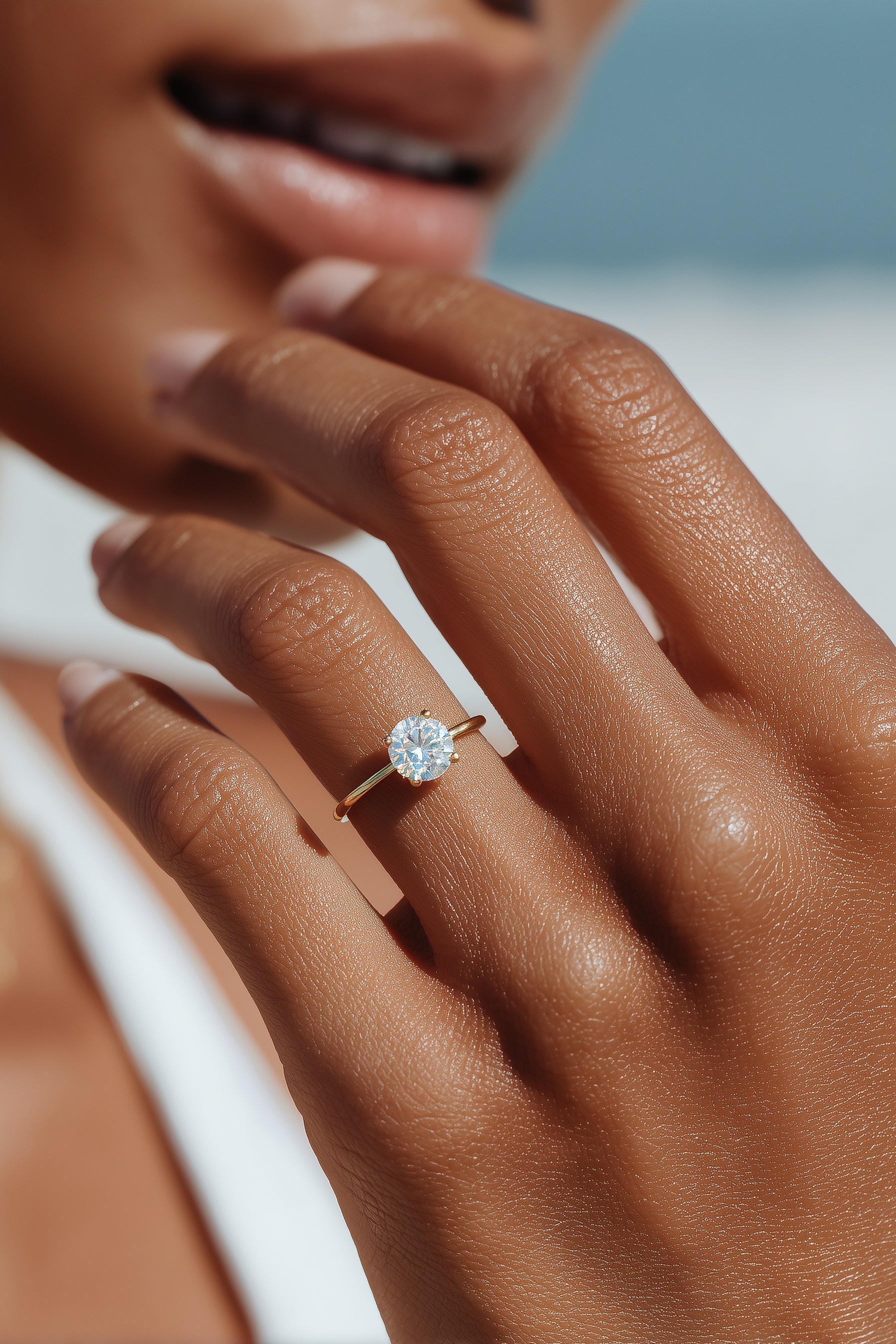 Elegant White Gold Ring with Pink Sapphire