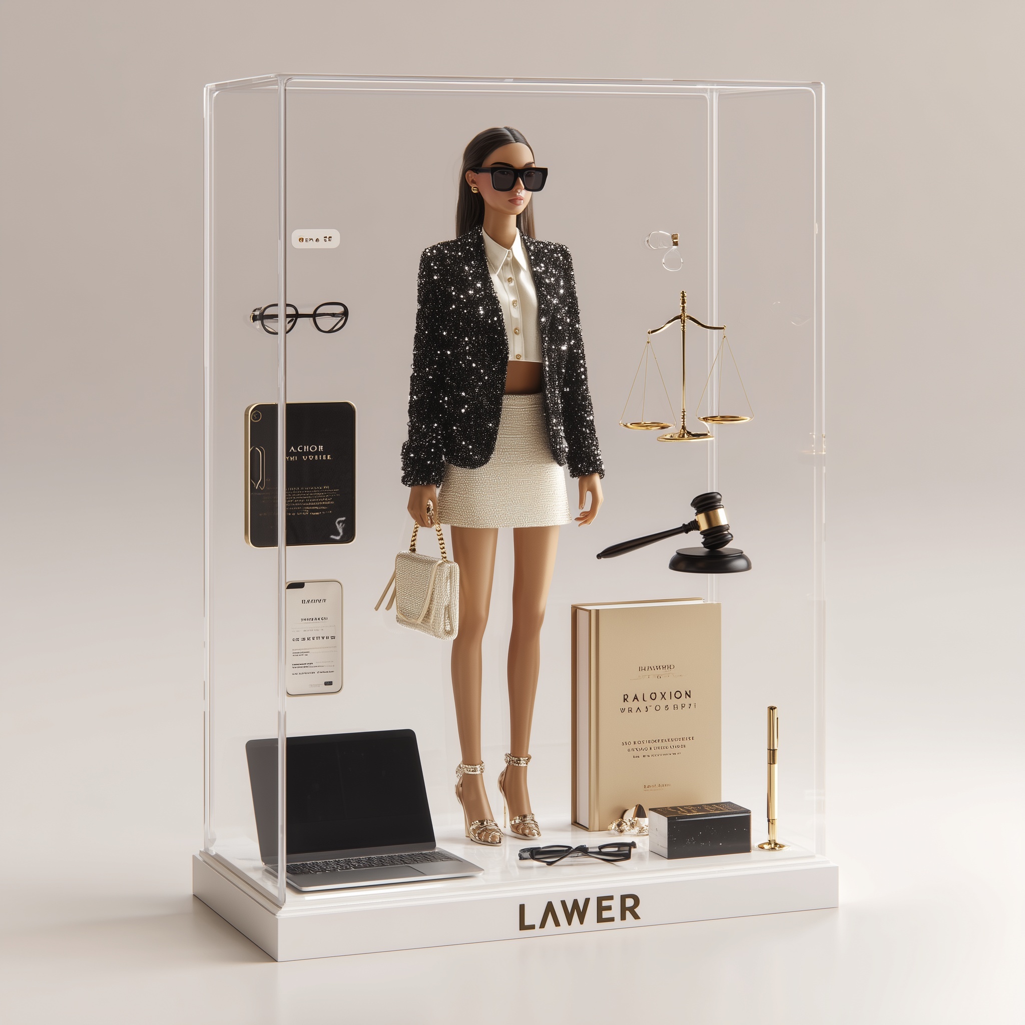 Doll Box Fashion Editorial: Lawyer Chic