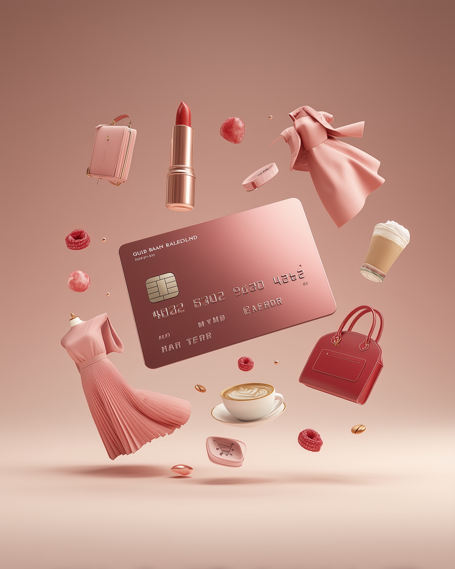 Elevate Your Style with Gulf Bank's Rose Gold Card