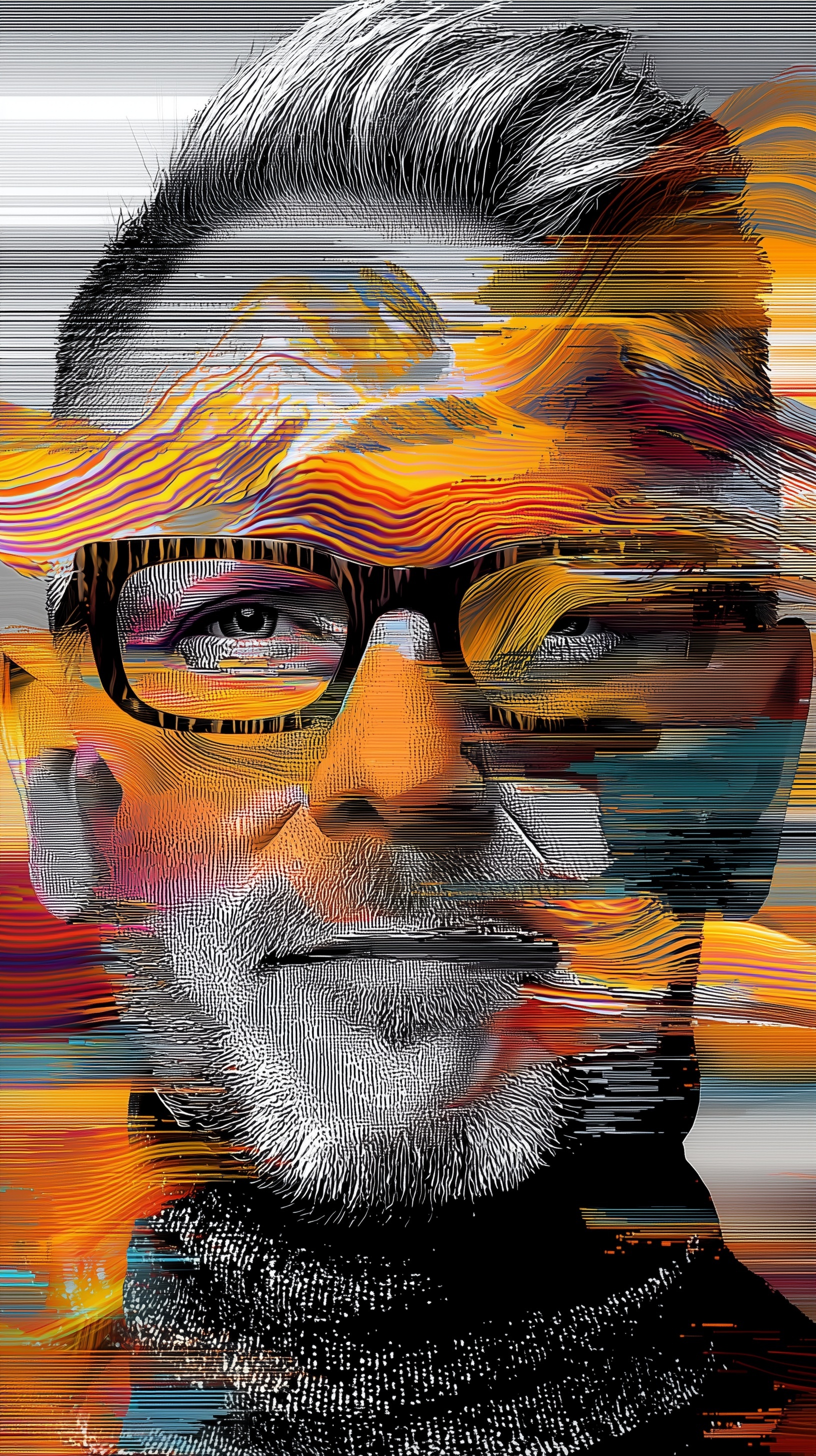 Enchanting Glitchy Digital Portraits for You