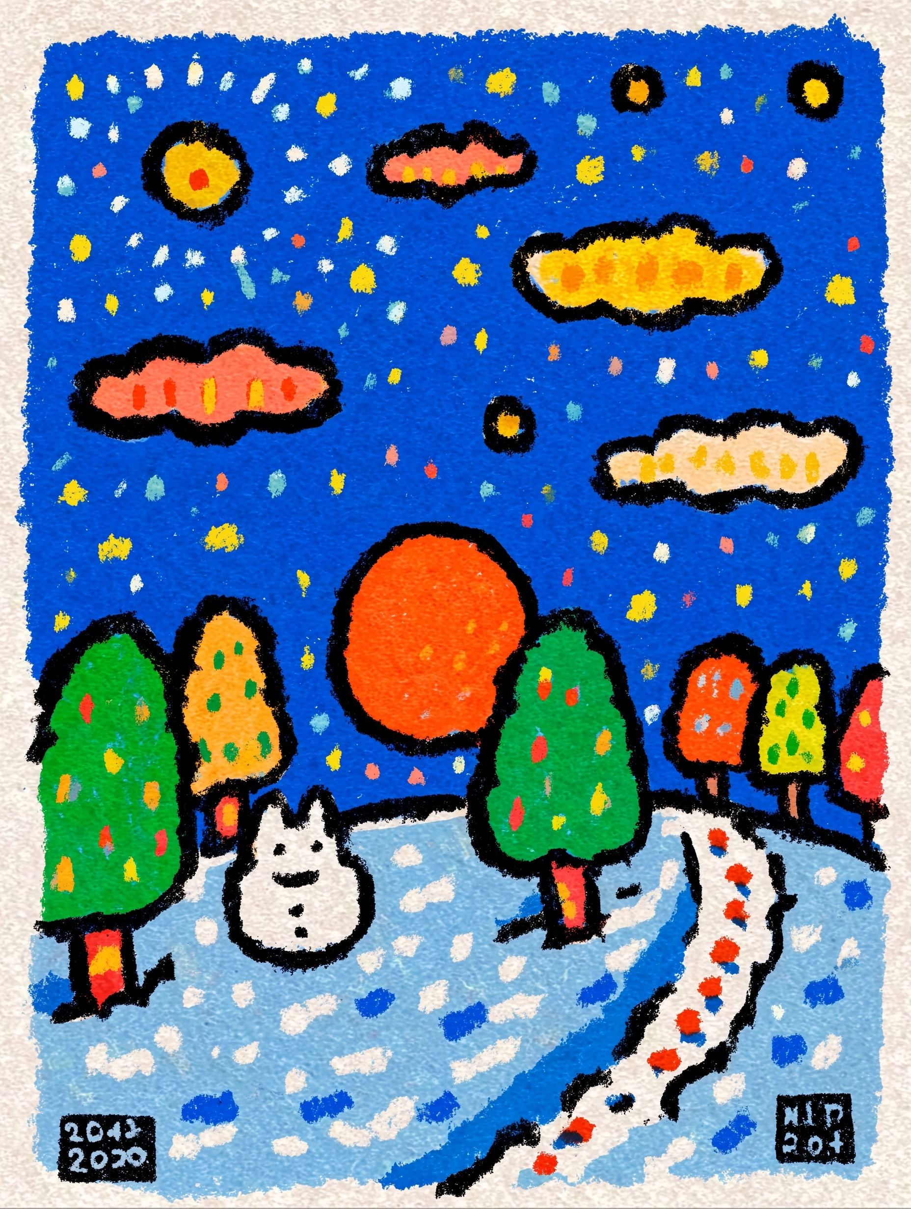 Enchanting Snowy Landscape: Winter Wonderland