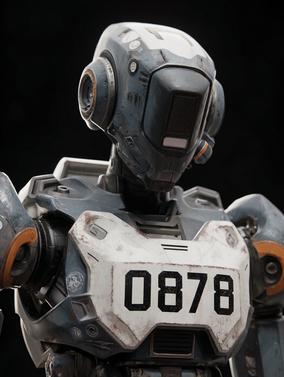 Epic AI Robot Design: Sleek & Futuristic Look