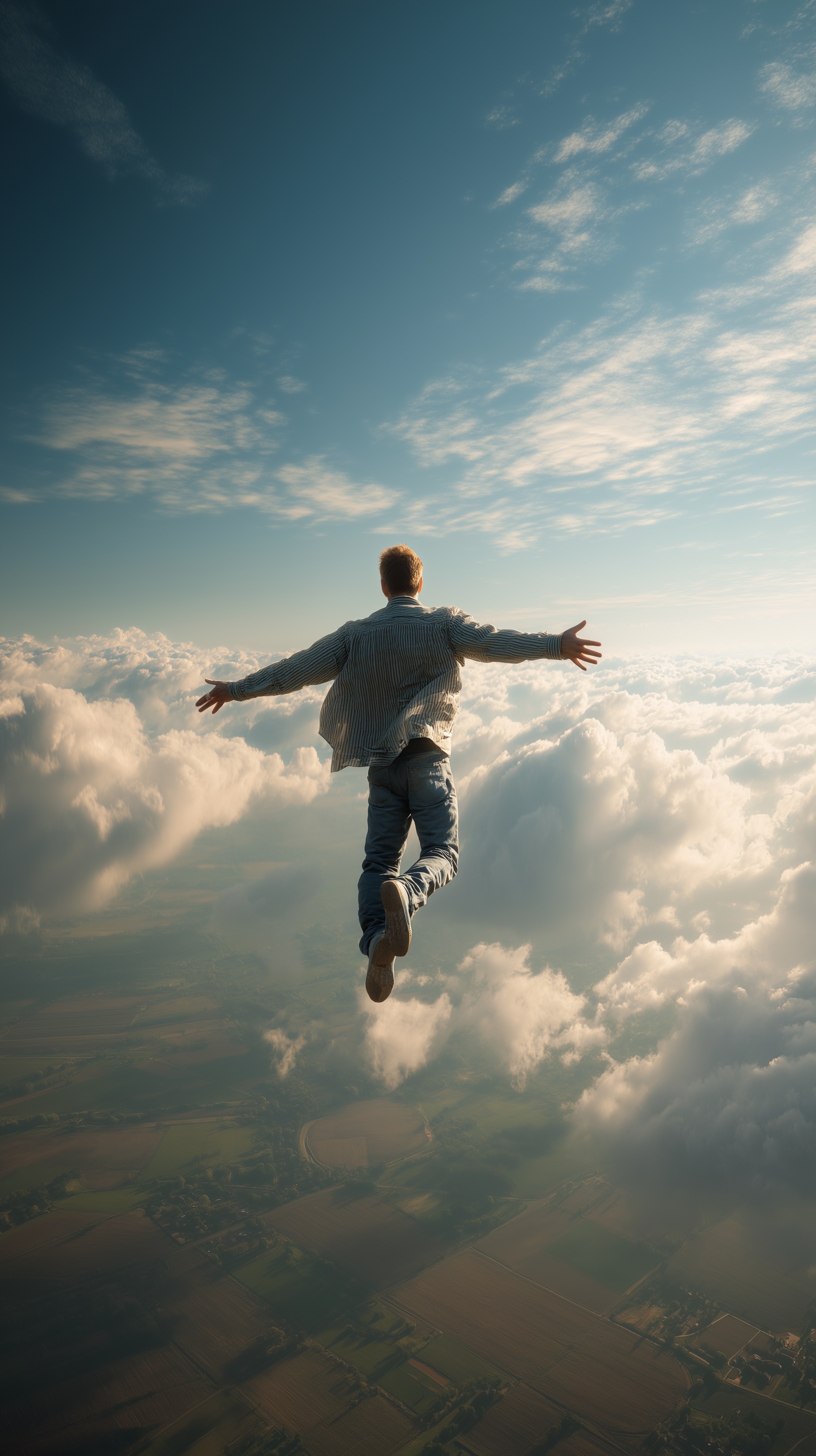 Experience Serenity: Floating Above the Clouds