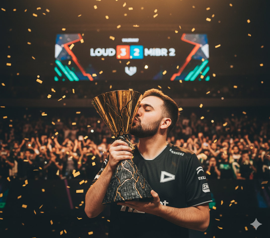 Hyper-realistic VCT Champions Celebration with LOUD Player