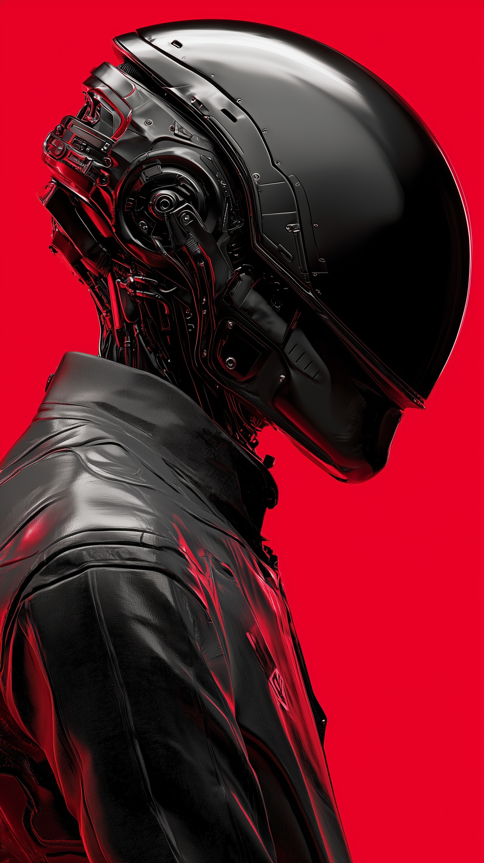 Futuristic Android Portrait: Ultra Realistic Design