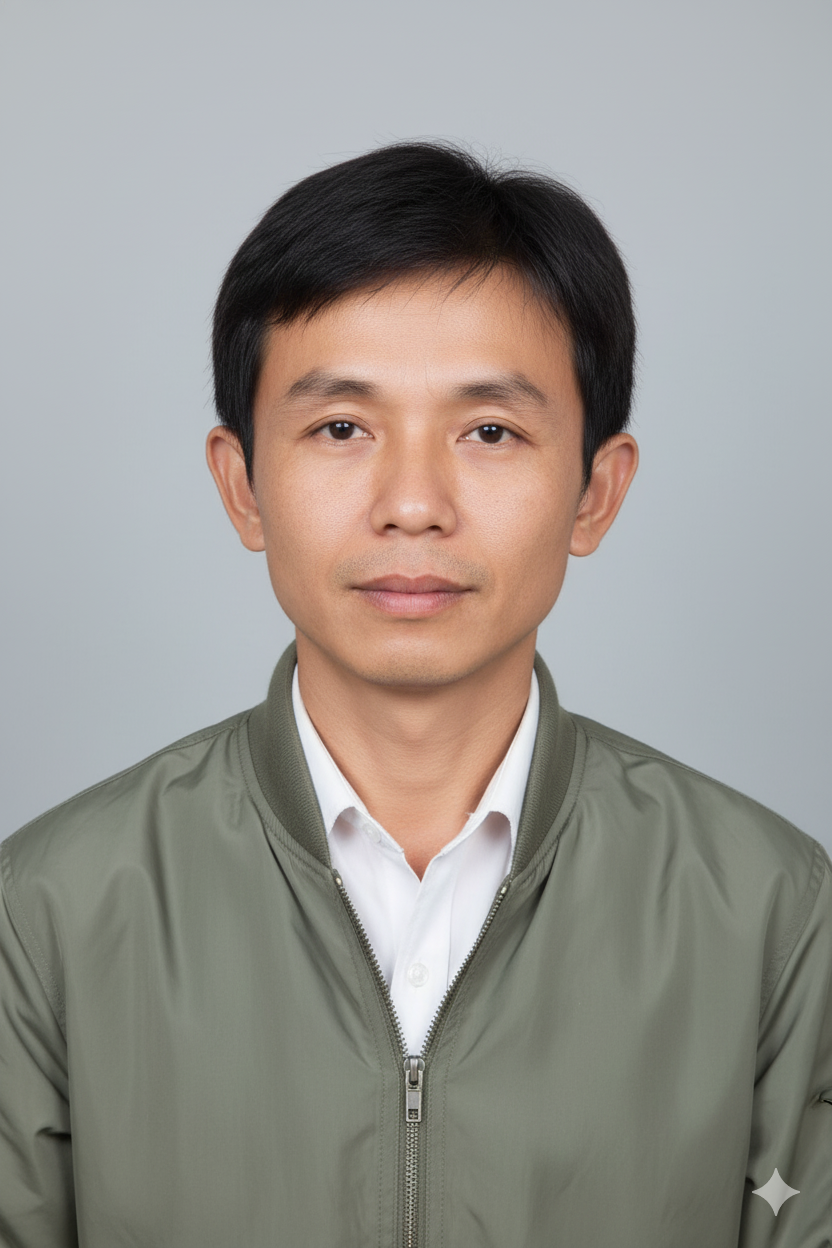 Restore and Enhance Professional Studio Portrait of Asian Man