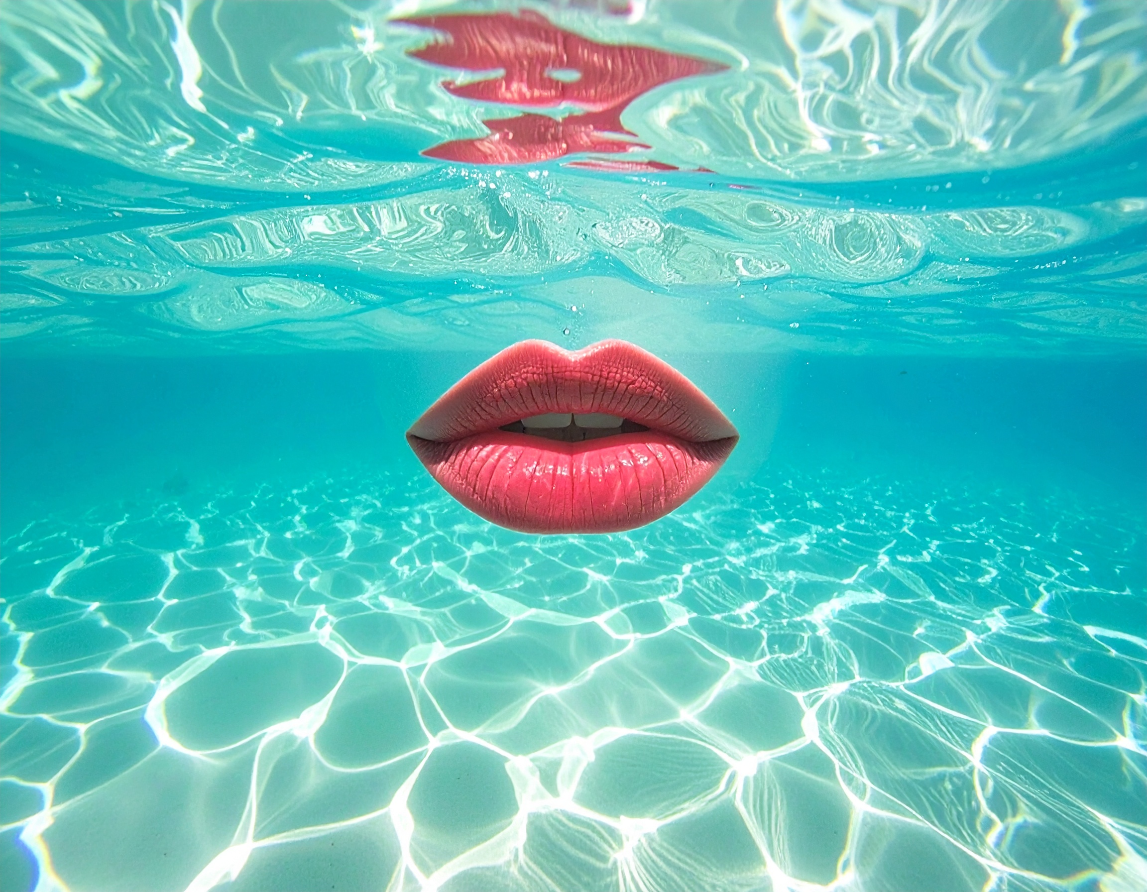 I want a promo of these lips coming out of the bottom of the sea