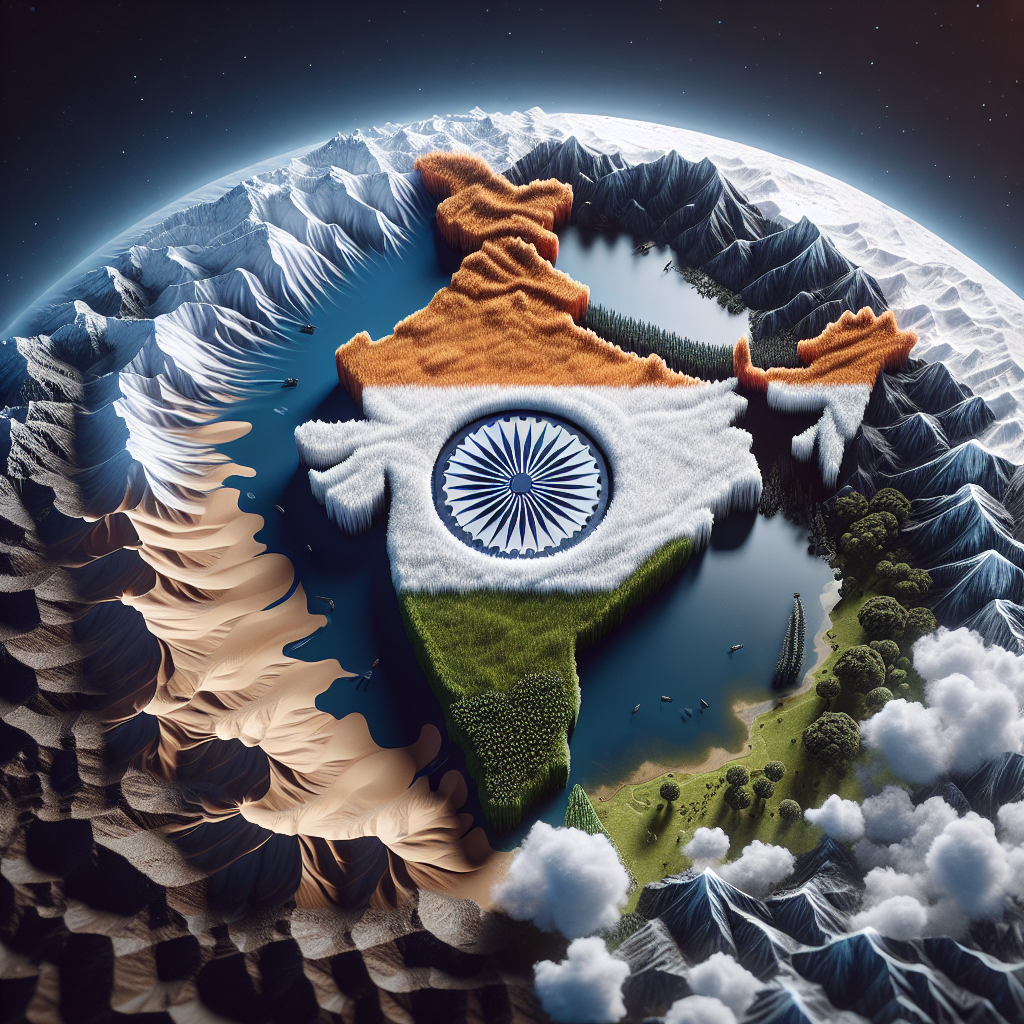 Indian Flag from Three Iconic Locations