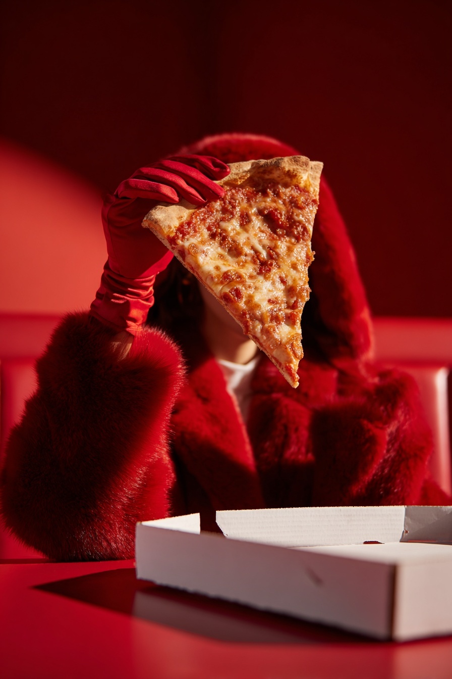 Indulge in Gourmet Luxury with Our Pizza Slice