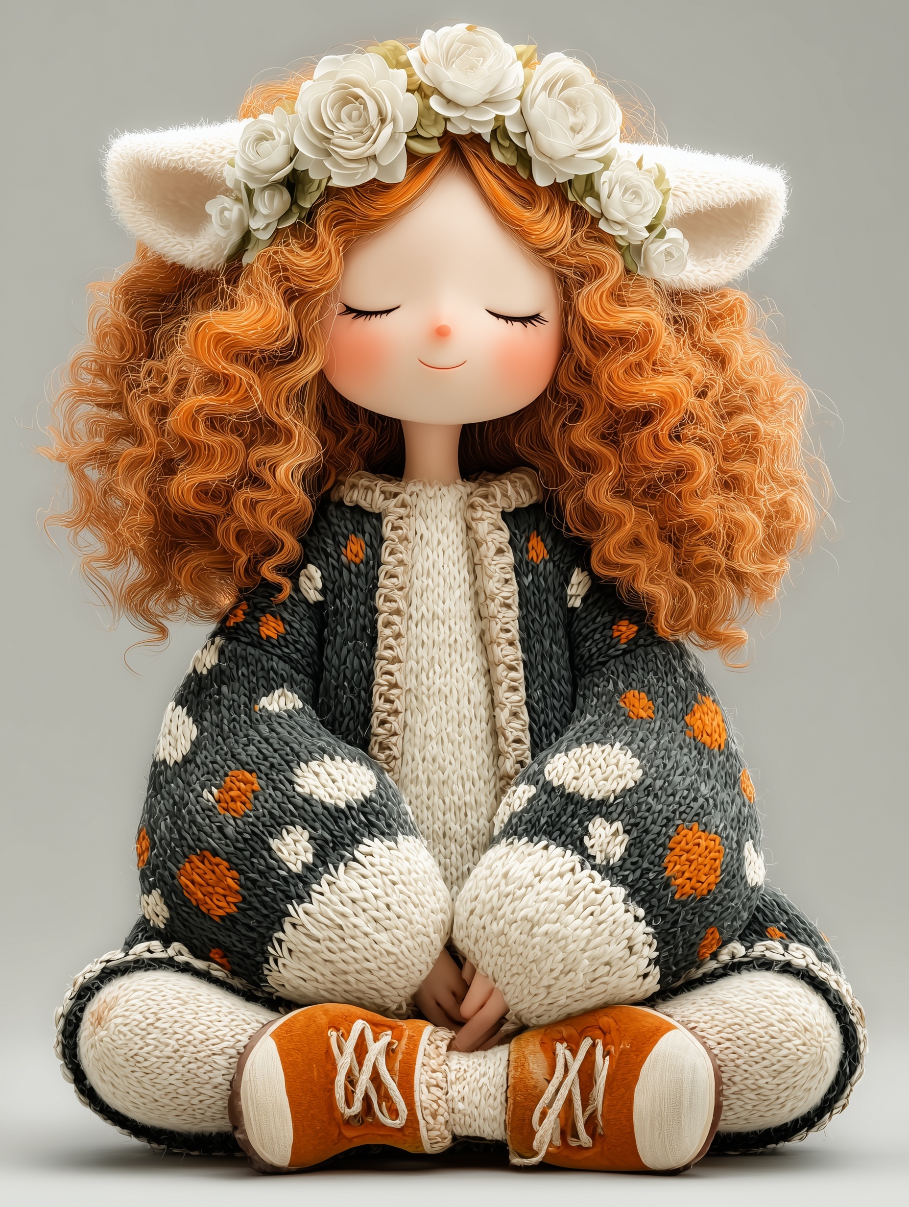 Kawaii Autumn Character Illustration Set