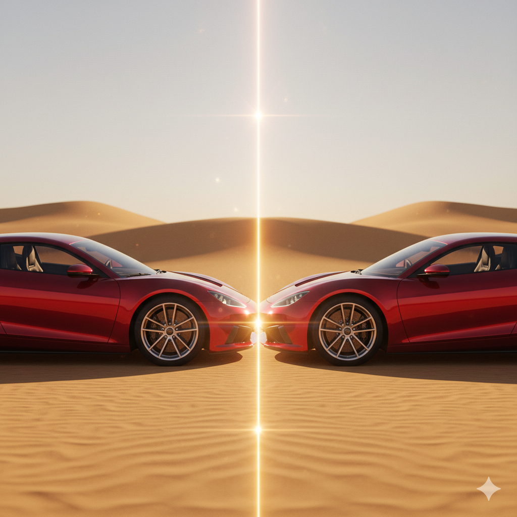 Golden Dunes: Cinematic Showcase of Laraki Sahara Supercar