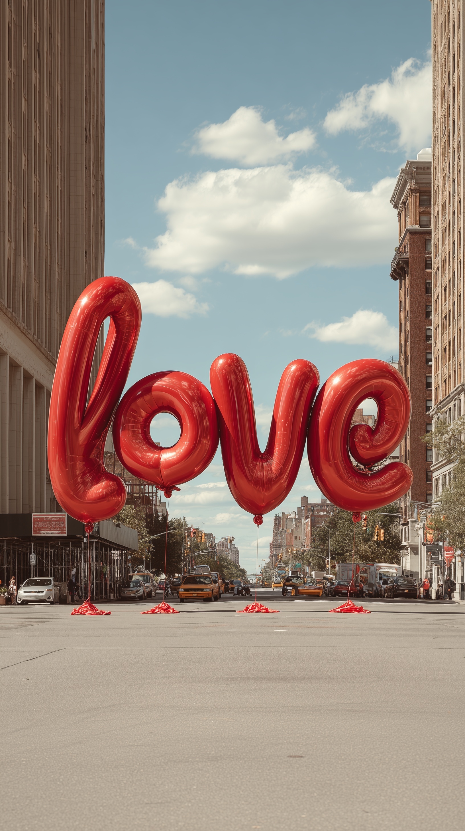 Love Balloons Take Over the City Streets