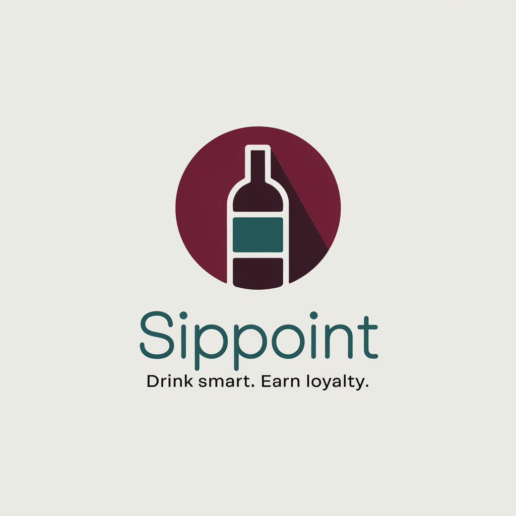 Minimalistic Logo Design for SIPPOINT Mobile App