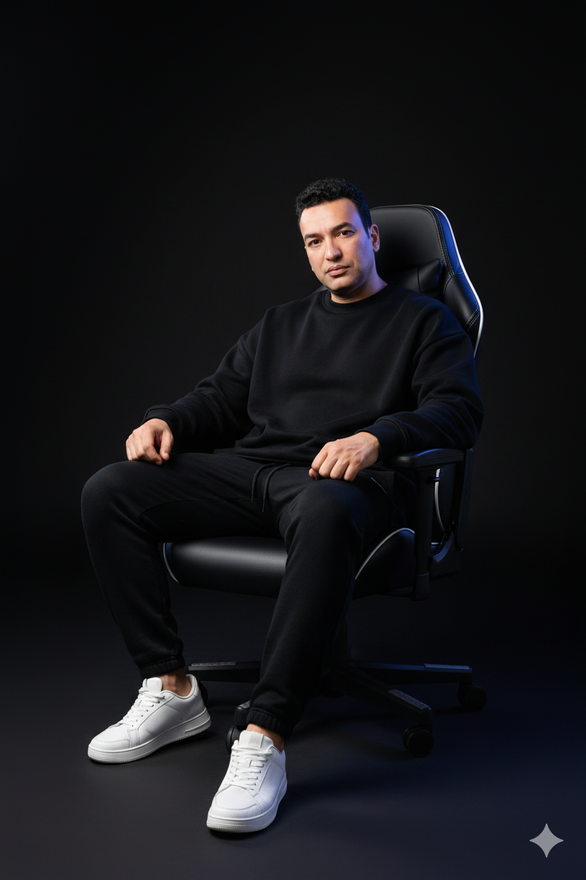 Ultra-Realistic 8K Portrait: Male Model in Futuristic Fashion