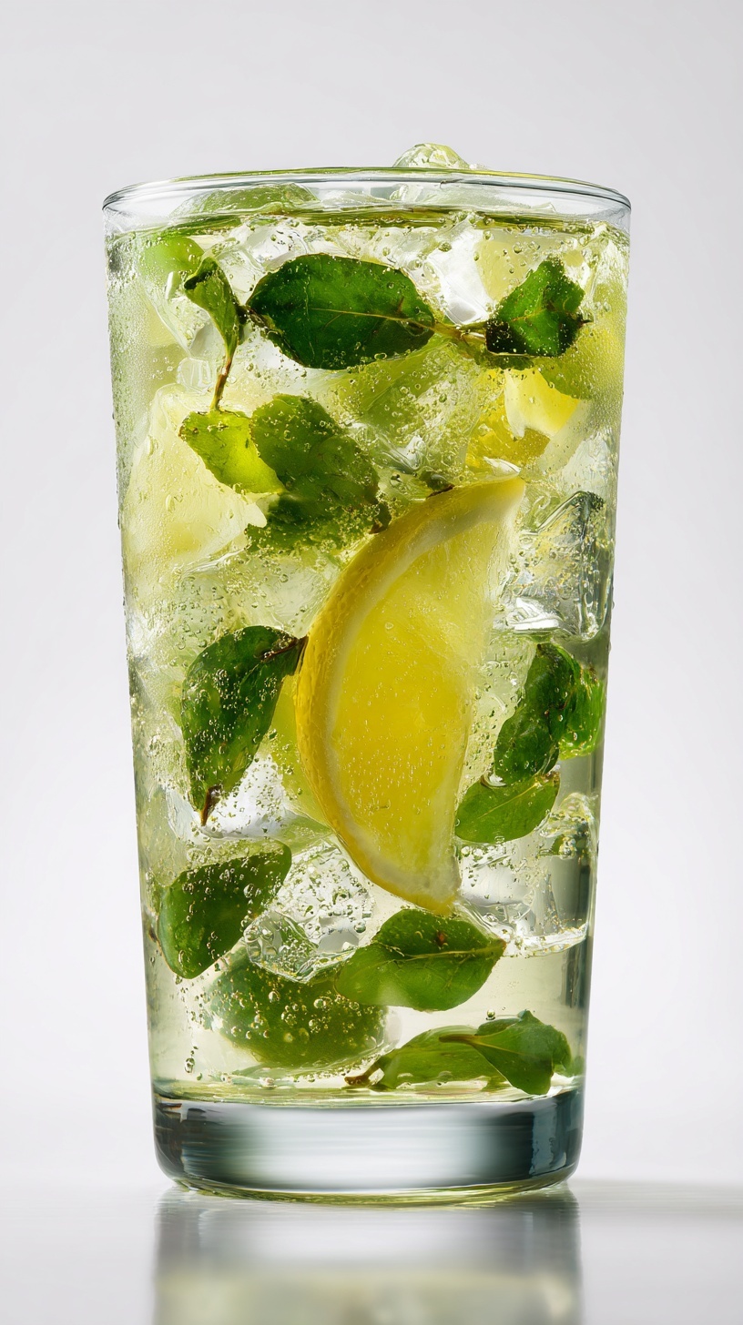 Refreshing Lemon Water with Green Tea Inspiration