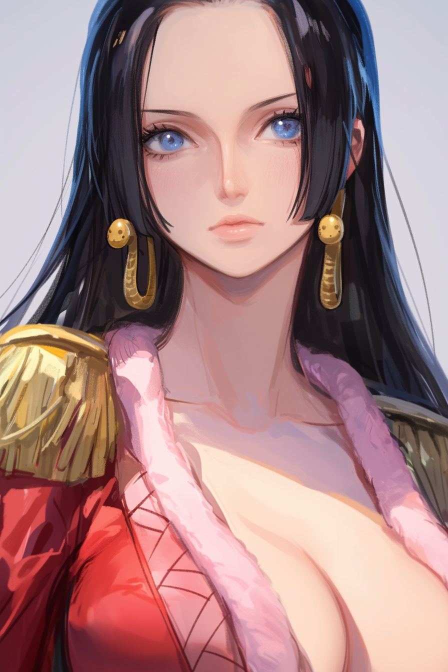 Regal Portrait of Boa Hancock from One Piece