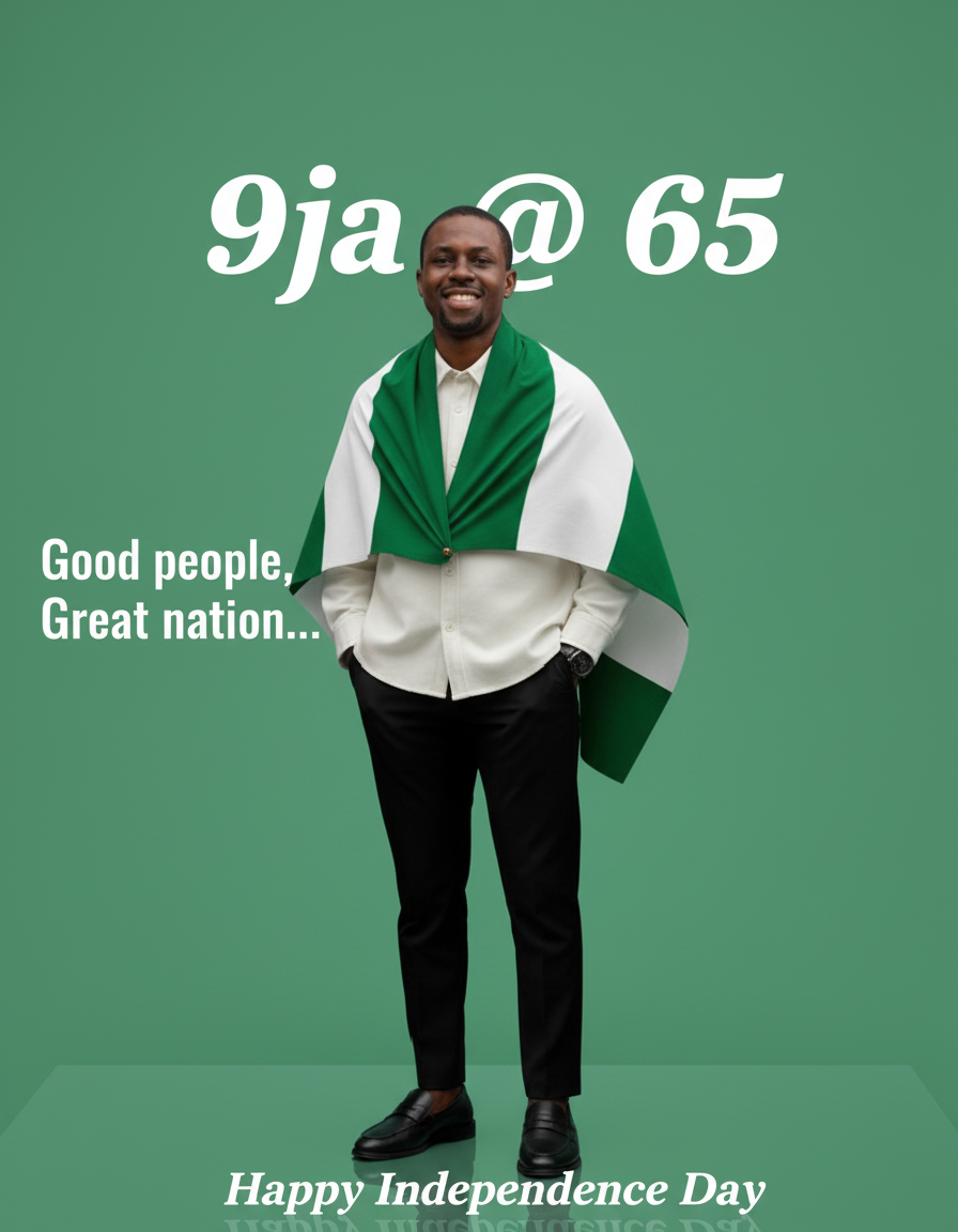 Customized Nigerian Independence Day Image with Text