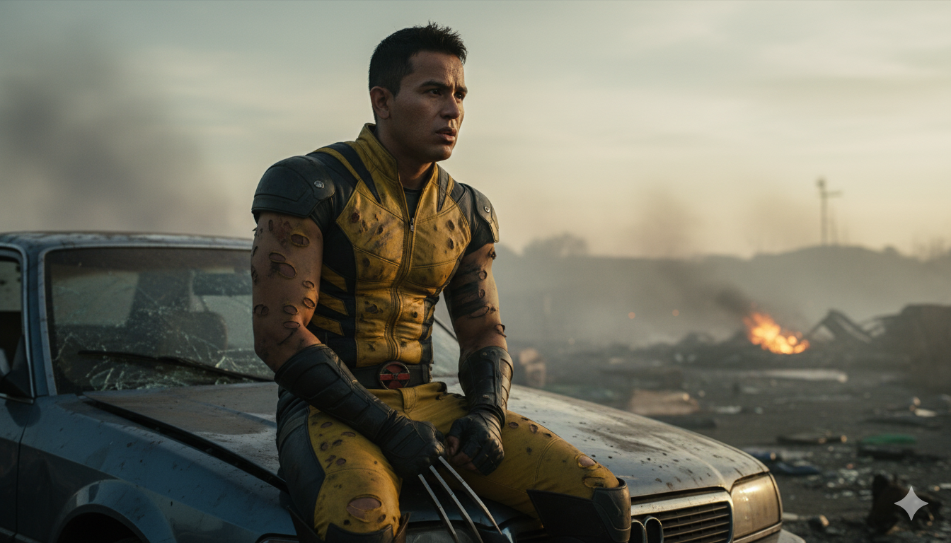 Exhausted Wolverine: Aftermath of the Great Battle