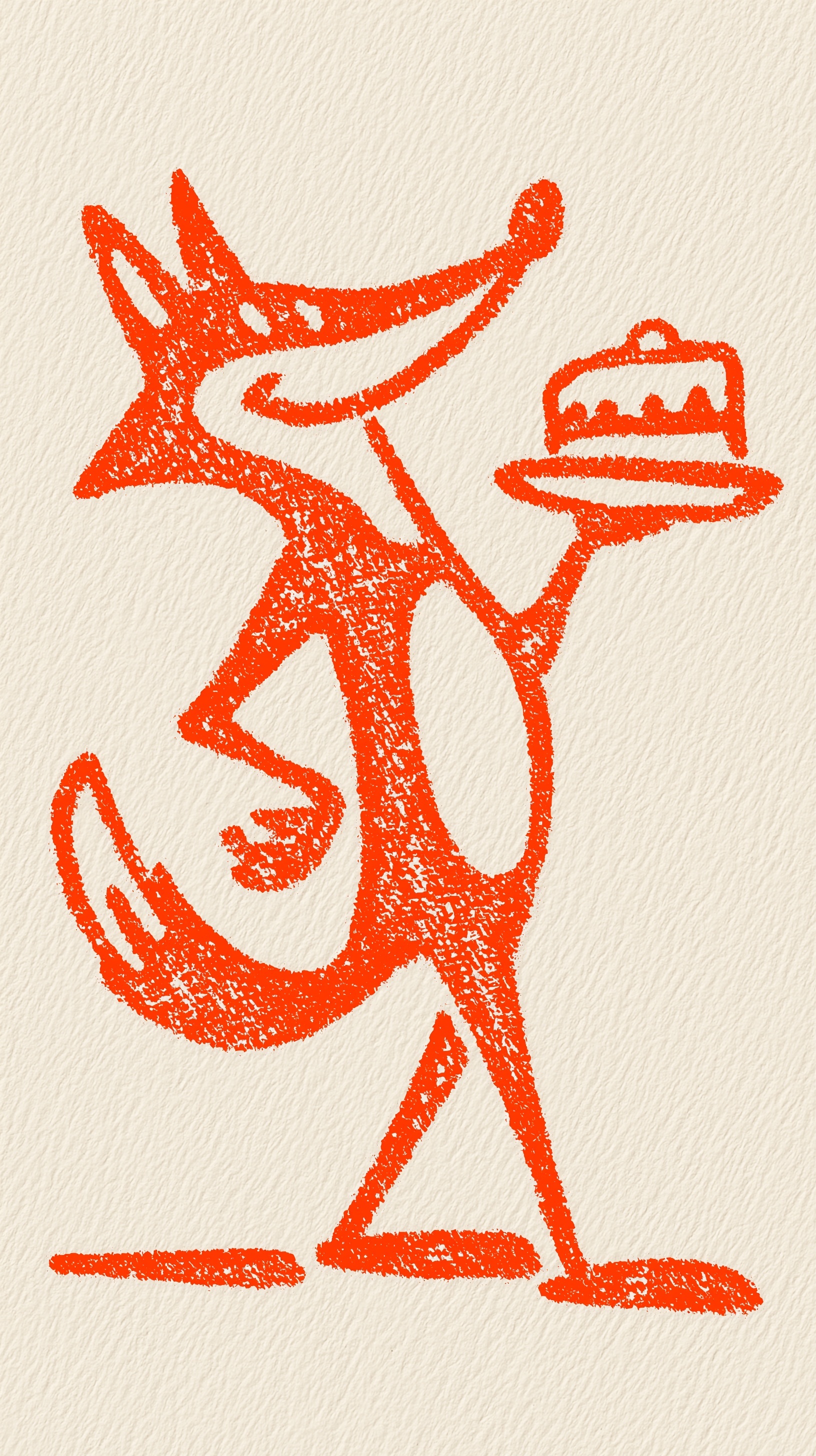 Retro Fox Mascot: 1950s Cake & T-Shirt Design