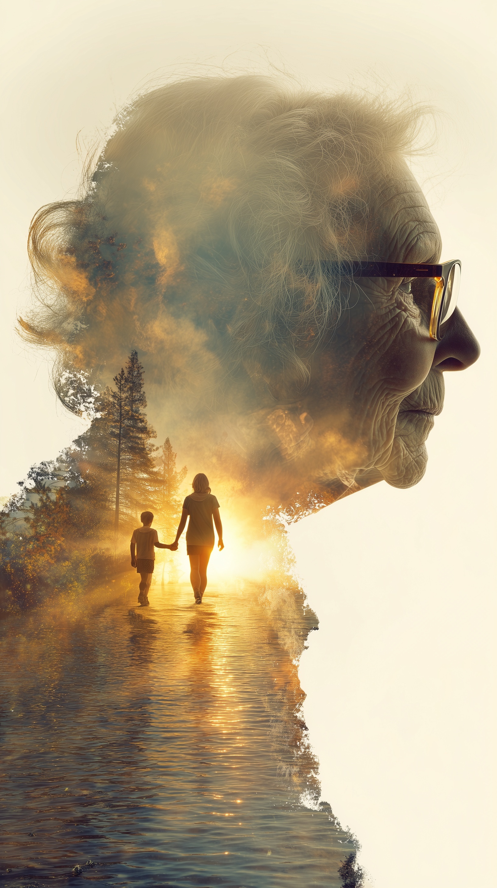 Serene Portraits: Nature Within Us