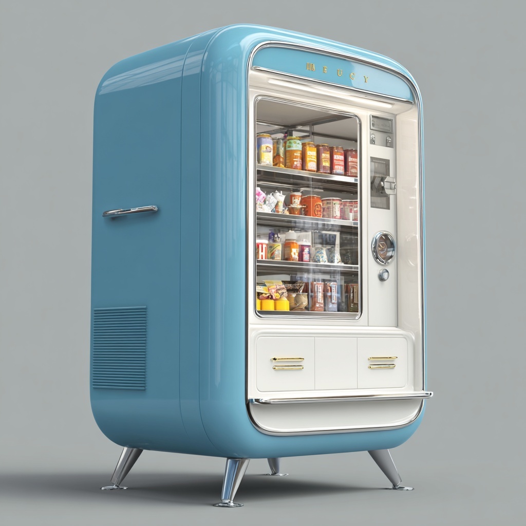 Stylish Retro Vending Machine for Your Space