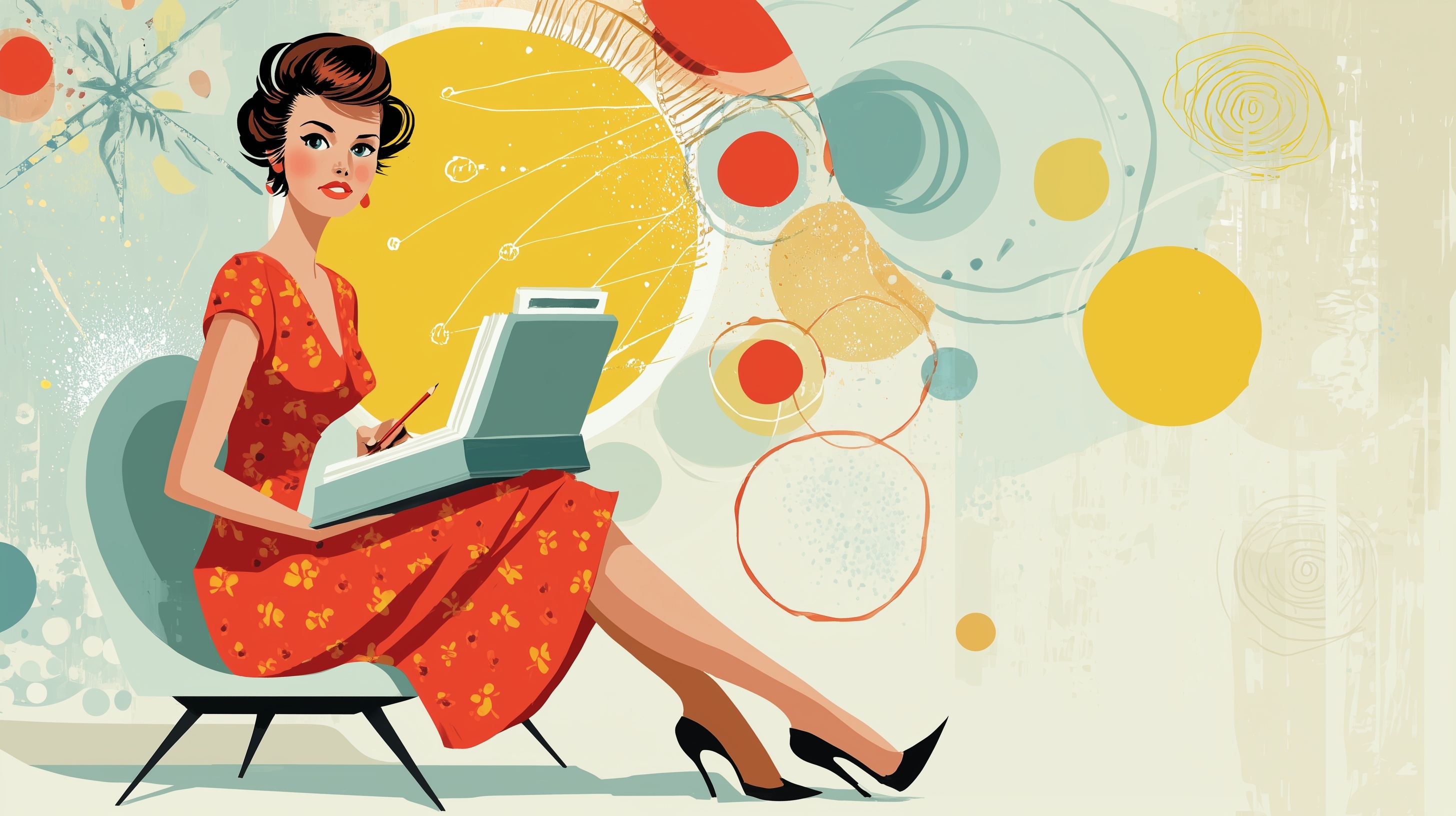 Tech-Savvy Businesswoman: Planning for Success