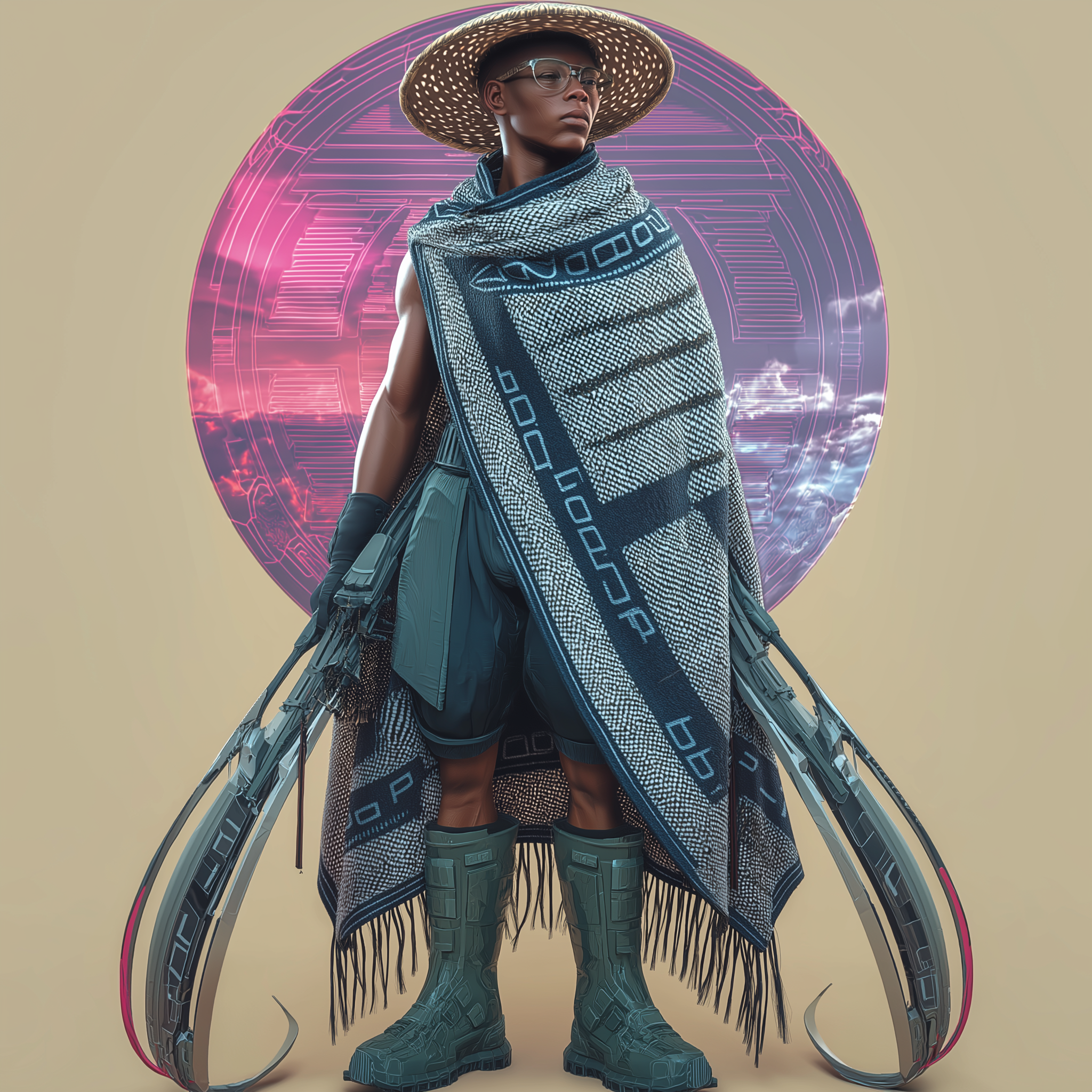 The Battle-Ready Basotho Warrior: An Afrofuturistic Vision