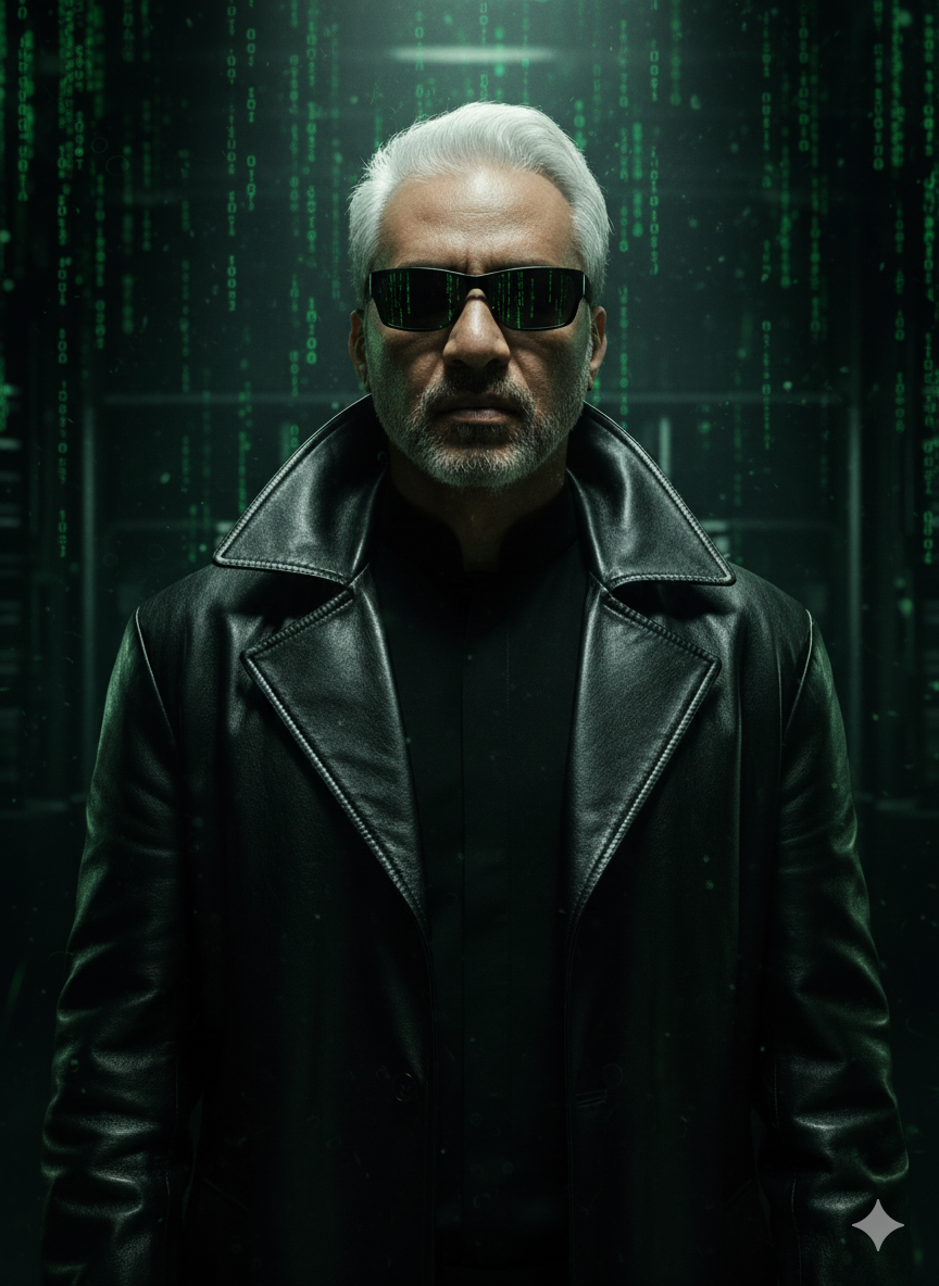 Transforming Image to Resemble Neo from The Matrix