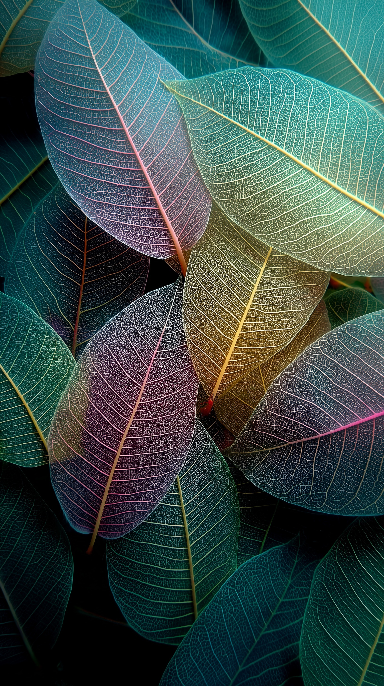 Translucent Leaves: ASMR Nature Wallpaper